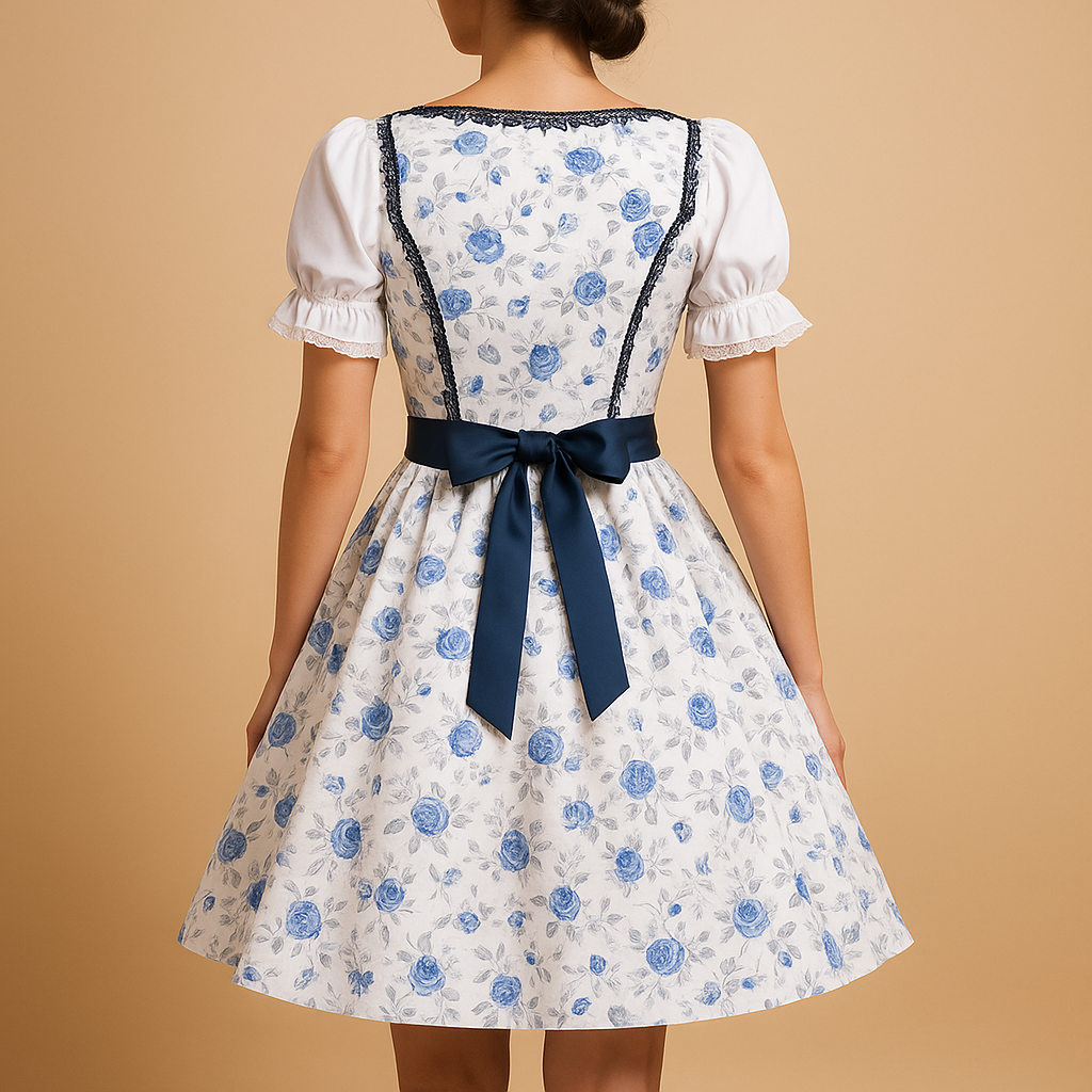 Clara | Women's Dirndl Dress with Lace Apron for Festive Celebrations 3