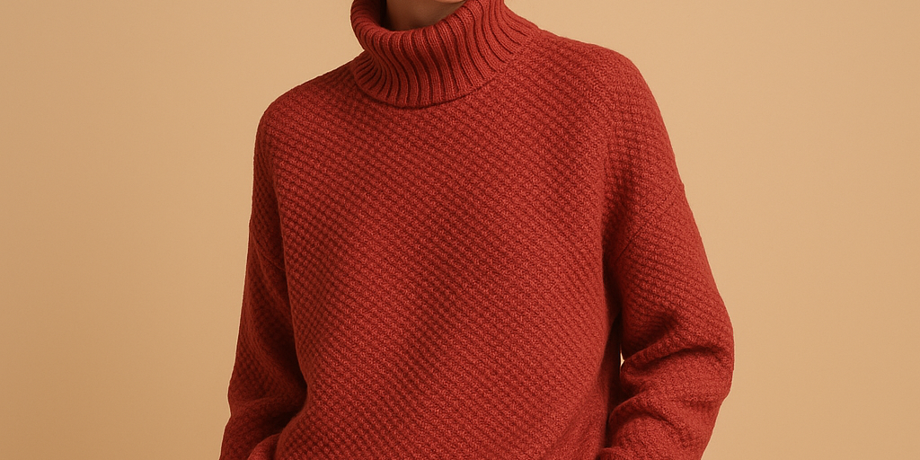 Elegant Women's Black Turtleneck Cashmere Sweater for Casual and Formal Wear 0