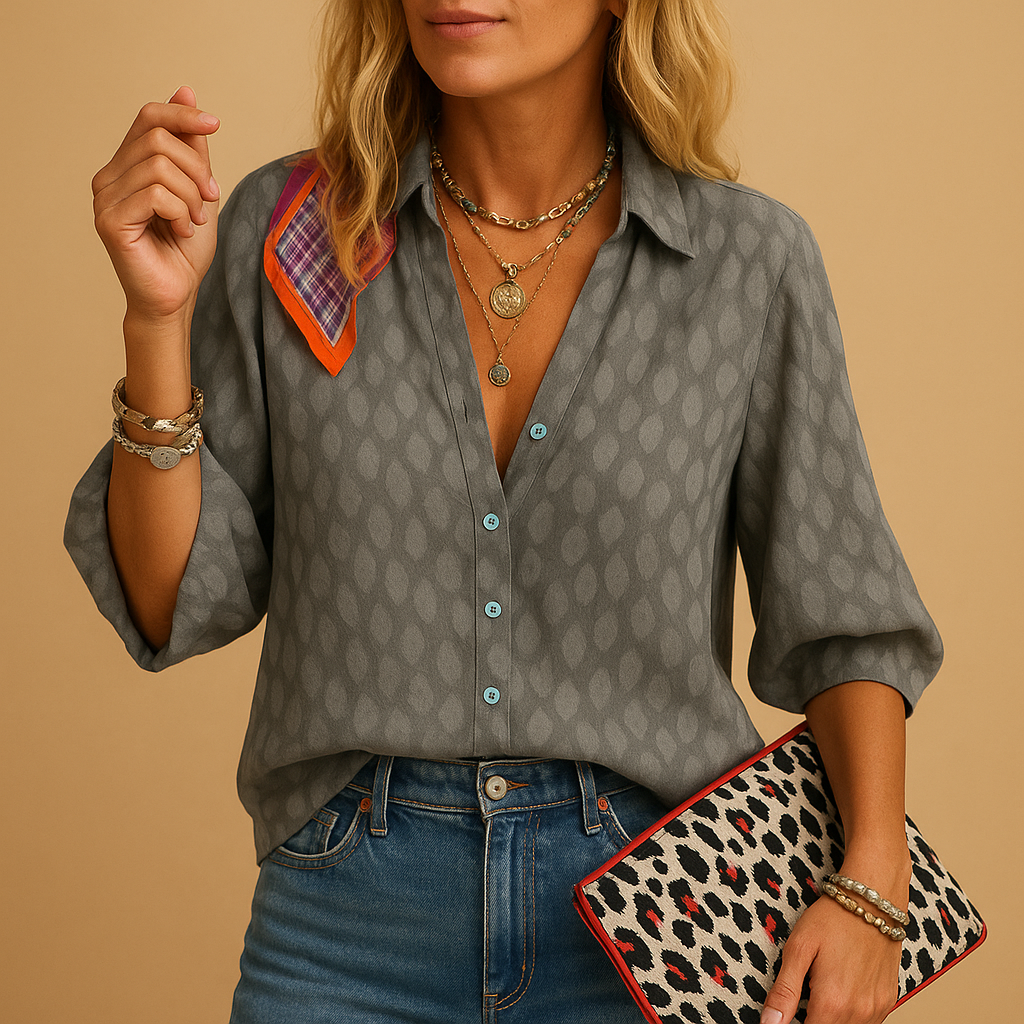Lila | Women's Summer Blouse with Flattering Silhouette and Breezy Fit 5