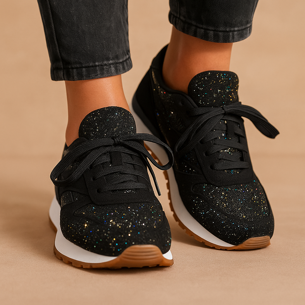 Sophia | Women's Glitter Sneakers with Shimmering Sequins for Casual Elegance 0