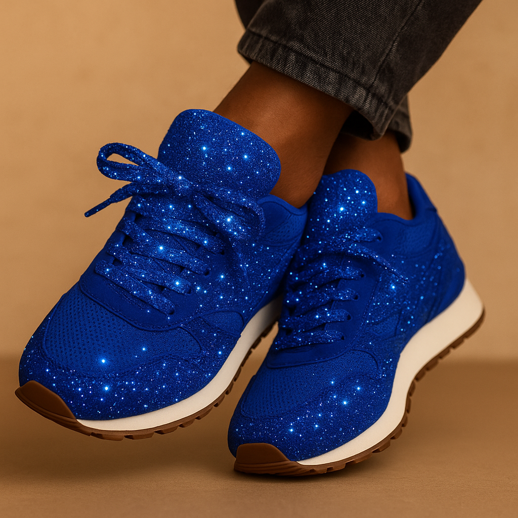 Sophia | Women's Glitter Sneakers with Shimmering Sequins for Casual Elegance 1