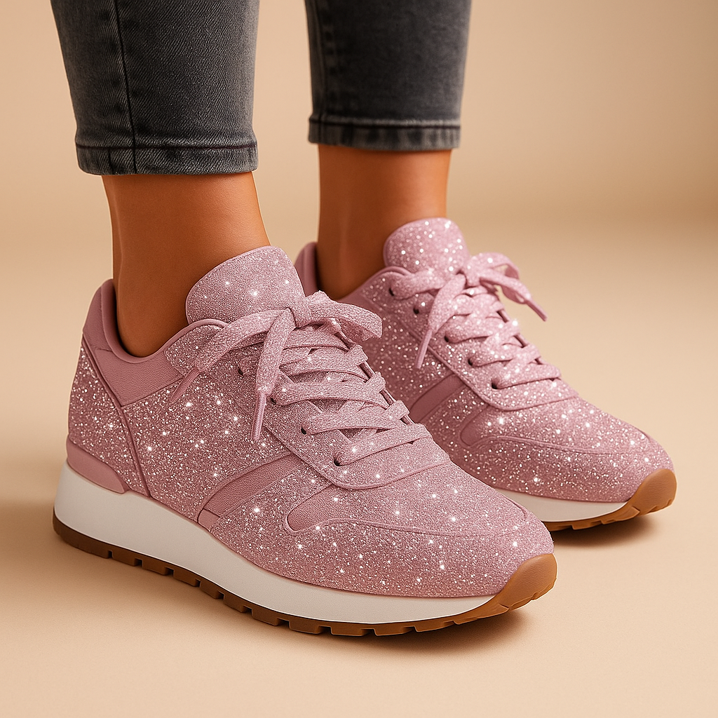 Sophia | Women's Glitter Sneakers with Shimmering Sequins for Casual Elegance 2