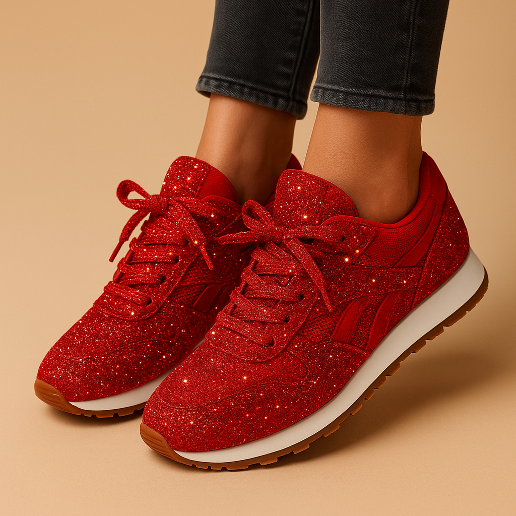 Sophia | Women's Glitter Sneakers with Shimmering Sequins for Casual Elegance 3