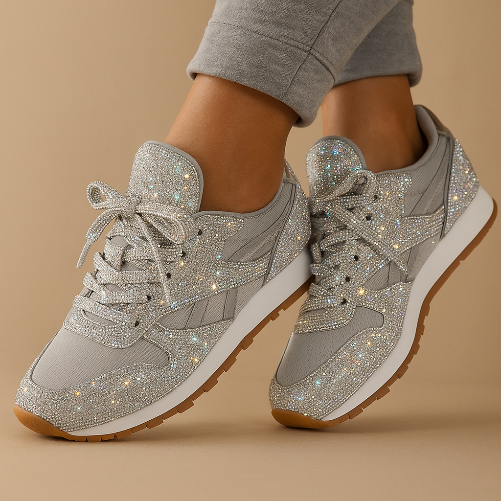 Sophia | Women's Glitter Sneakers with Shimmering Sequins for Casual Elegance 4